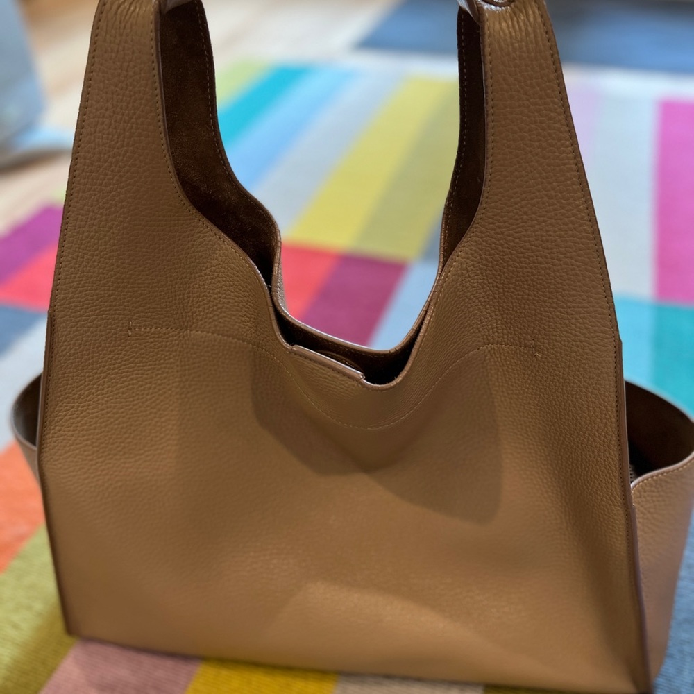 Cuyana oversized double loop bag